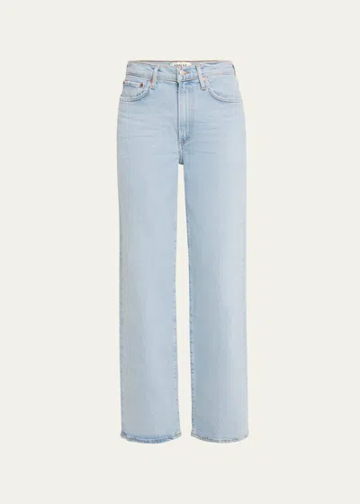 Agolde Harper Mid-rise Straight-leg Jeans In Trouble (vint P