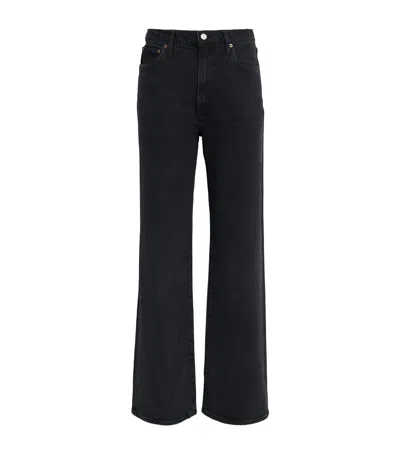 Agolde Harper Relaxed Straight Jeans In Blue