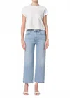 Agolde Harper Straight Crop Jeans In Blue In Blue