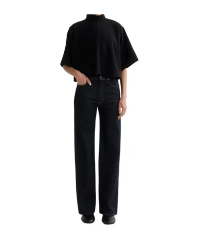Agolde Harper Straight Jean In Black
