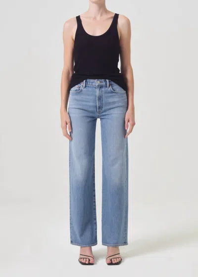 Agolde Harper Straight Jean In Flash In Blue