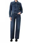 Agolde Harper Straight Jean In Tempo In Blue