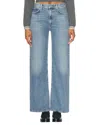 Agolde Light Blue Straight Boyfriend Jeans In Denim In Multi