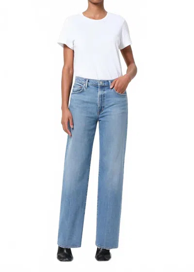 Agolde Harper Straight Jeans In Kindle In Blue