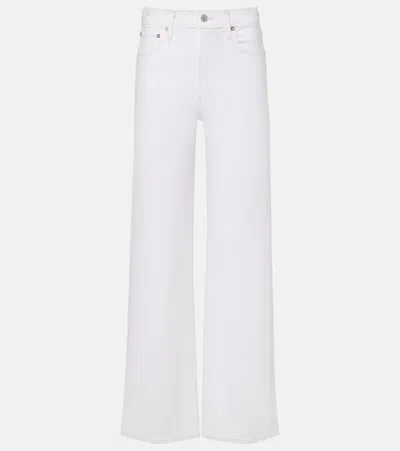 Agolde Harper Straight Jeans In White