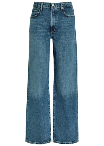 Agolde Harper Straight-leg Jeans In Blue
