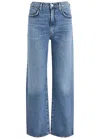 Agolde Light Blue Straight Boyfriend Jeans In Denim In Blue