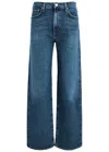 Agolde Wilder Mid-rise Straight-leg Jeans In Dark Blue