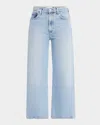 Agolde Harper Wide-leg Crop Jeans In Formula