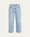 Agolde Wyman Low-rise Straight Jeans In Hassle Marbled