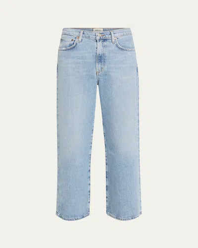 AGOLDE HARPER WIDE-LEG CROP JEANS