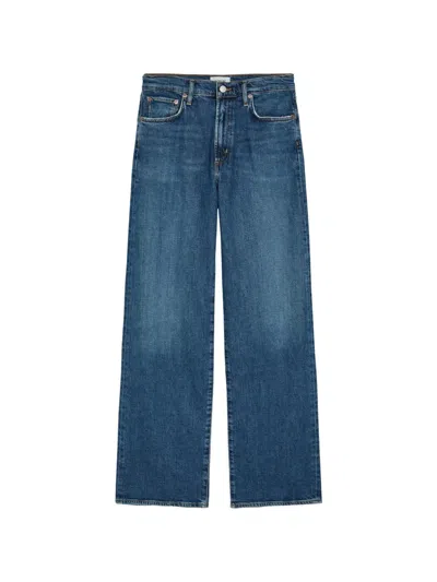 Agolde Harper Wide-leg Jeans In Blue