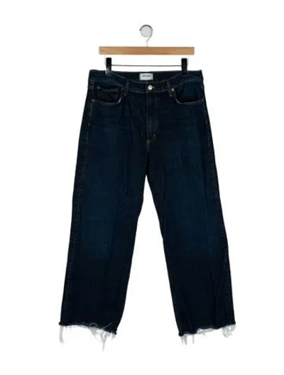 Pre-owned Agolde Harper Wide Leg Jeans In Blue