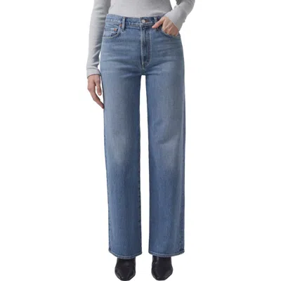 Agolde Harper High Rise Wide-leg Jeans In Flash