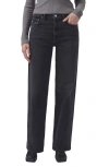 Agolde Nico Stretch High Rise Slim Fit Jeans In Hush