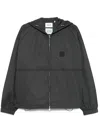 Agolde X Rsvp Gallery Cotton Windbreaker Jacket In Grey