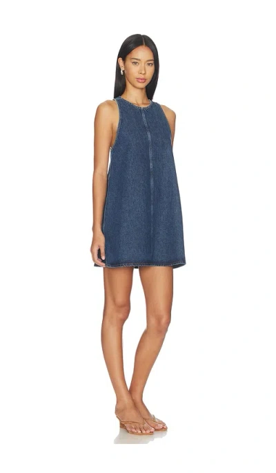 Agolde Harriet Dress In Blue