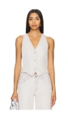 Agolde Heller Vest In Tarte In Tarte