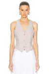 Agolde Heller Vest In Tarte In Tarte