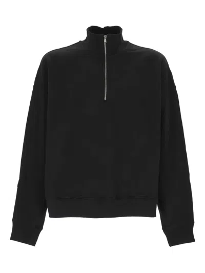 AGOLDE HIGH-NECK ZIP-UP SWEATSHIRT