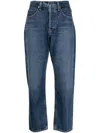 Agolde 90's Pinched Waist High In Blue