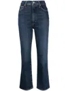 Agolde High-rise Flared Jeans In Blue