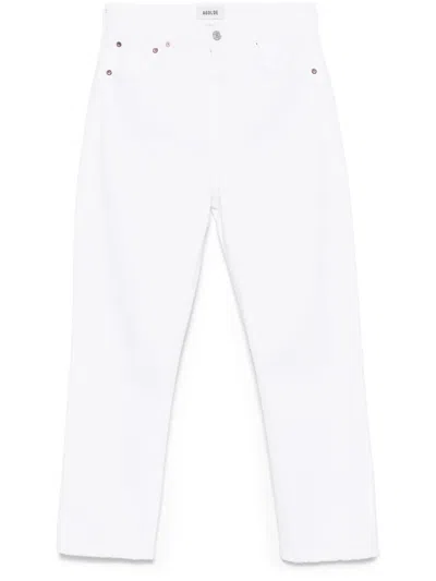 Agolde High-rise Jeans In White