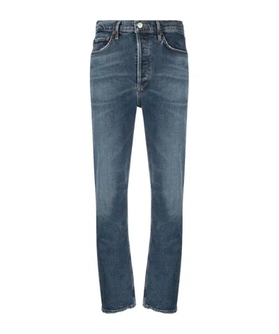 AGOLDE AGOLDE HIGH RISE SLIM-FIT JEANS