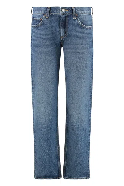 Agolde High-rise Straight Cropped Jeans