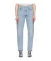 Agolde High-rise Straight-leg Jeans In Blue
