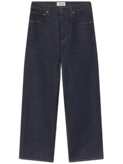 AGOLDE HIGH-RISE STRAIGHT-LEG JEANS WITH TIMELESS APPEAL