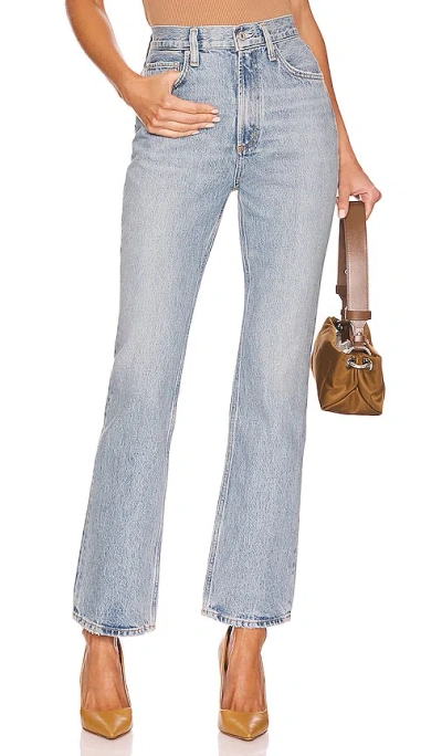 Agolde High Rise Vintage Boot In Blue