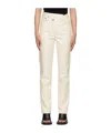 Agolde High Waist Casual Pants In Neutral