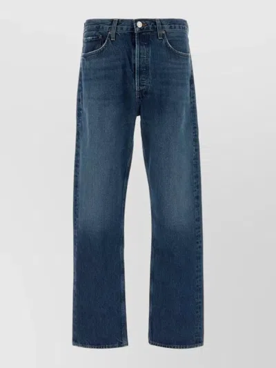 Agolde Regenerative Cotton 90s Five-pocket Jeans In Blue