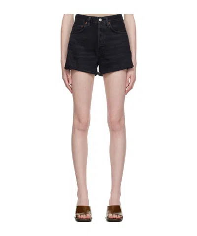 Agolde High Waist Denim Shorts