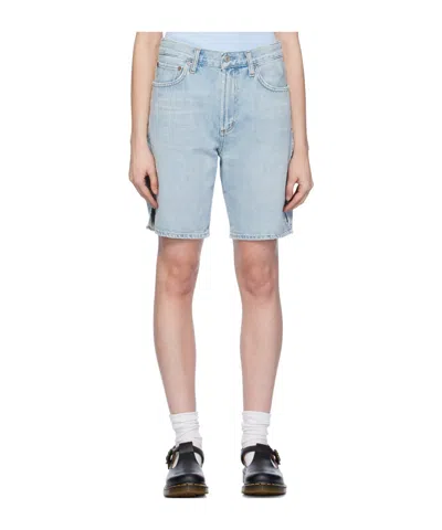 Agolde High Waist Denim Shorts