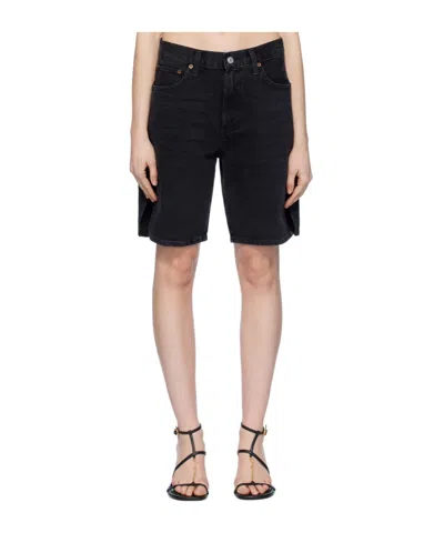 Agolde High Waist Denim Shorts