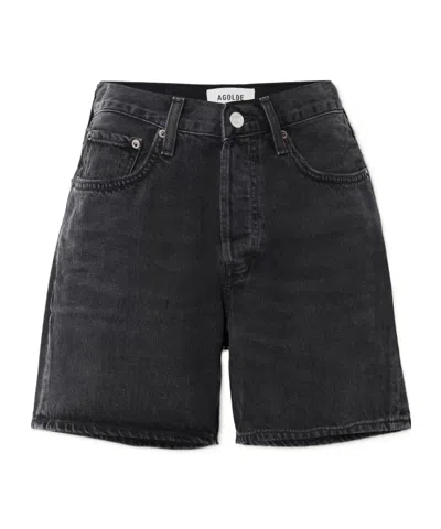 AGOLDE HIGH WAIST DENIM SHORTS