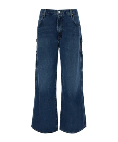 AGOLDE HIGH WAIST DENIM TROUSERS