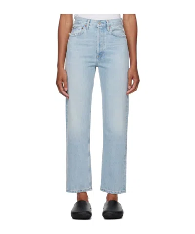 Agolde High Waist Denim Trousers