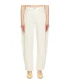 Agolde Off-white Balloon Jeans In White