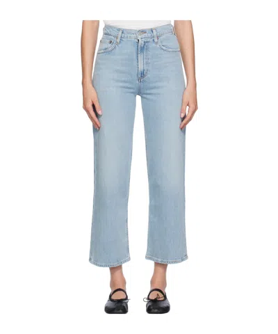 Agolde High Waist Denim Trousers