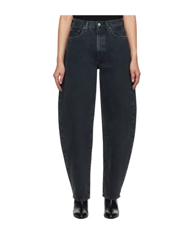Agolde High Waist Denim Trousers