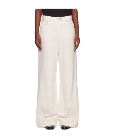 Agolde High Waist Denim Trousers