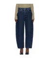 Agolde High Waist Denim Trousers In Blue