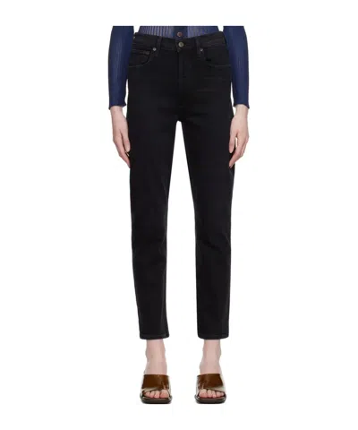 Agolde High Waist Denim Trousers