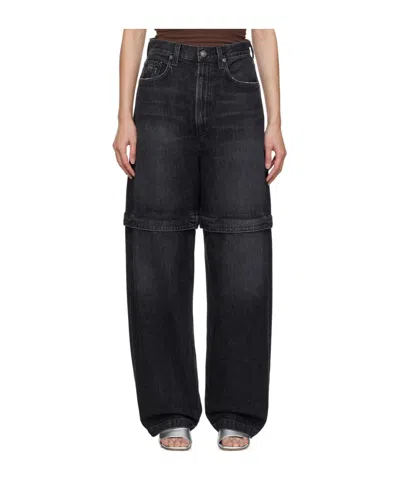 Agolde High Waist Denim Trousers