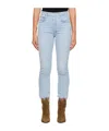 Agolde High Waist Denim Trousers In Blue
