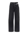 Agolde Echo Taper Jean In Zephyr In Black