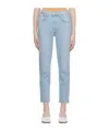 Agolde High Waist Denim Trousers In Blue
